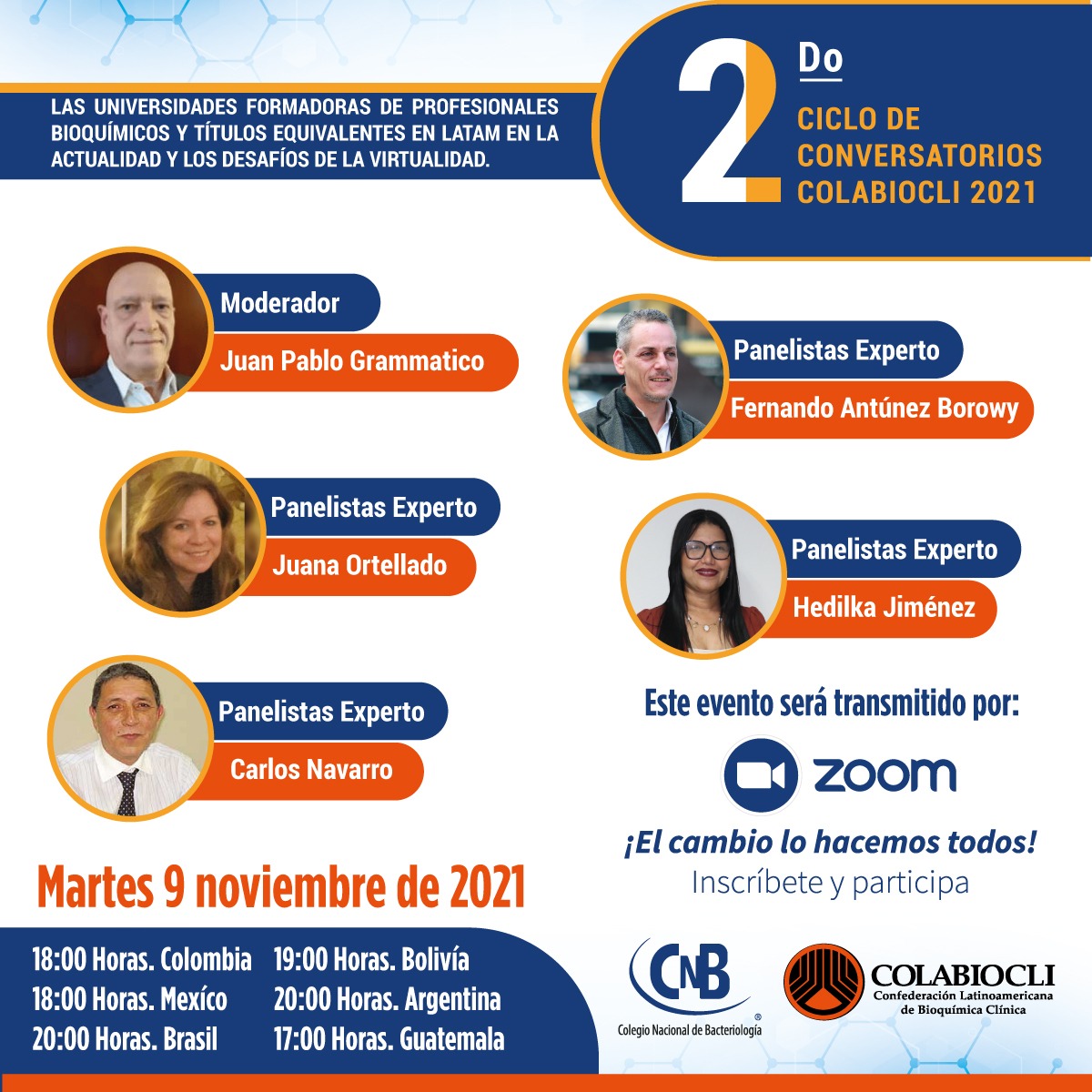 LAS UNIVERSIDADES FORMADORAS DE PROFESIONALES BIOQUÍMICOS Y TÍTULOS EQUIVALENTES EN LATAM EN LA ACTUALIDAD Y LOS DESAFÍOS DE LA VIRTUALIDAD