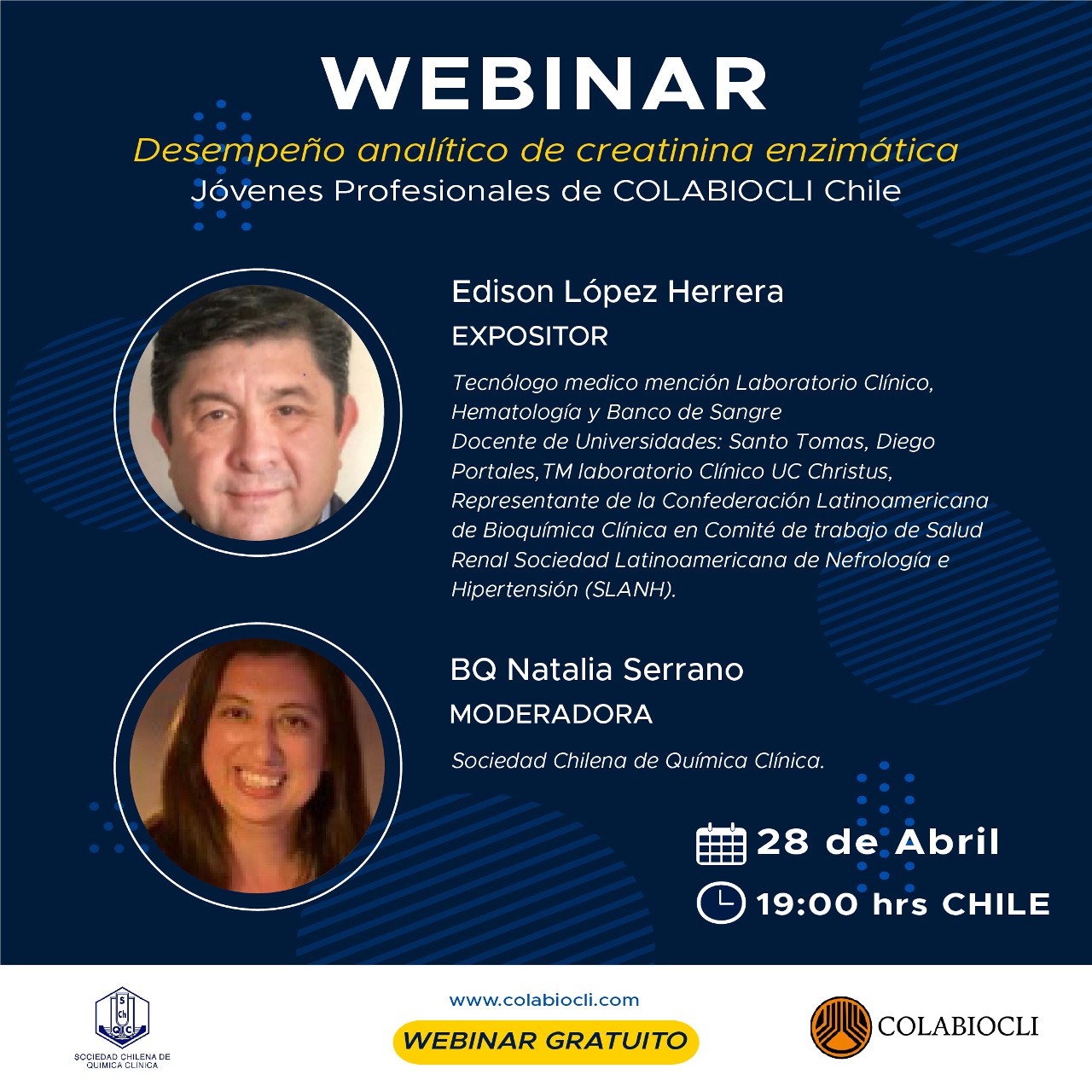 Webinar Desempeño analítico de creatinina enzimática