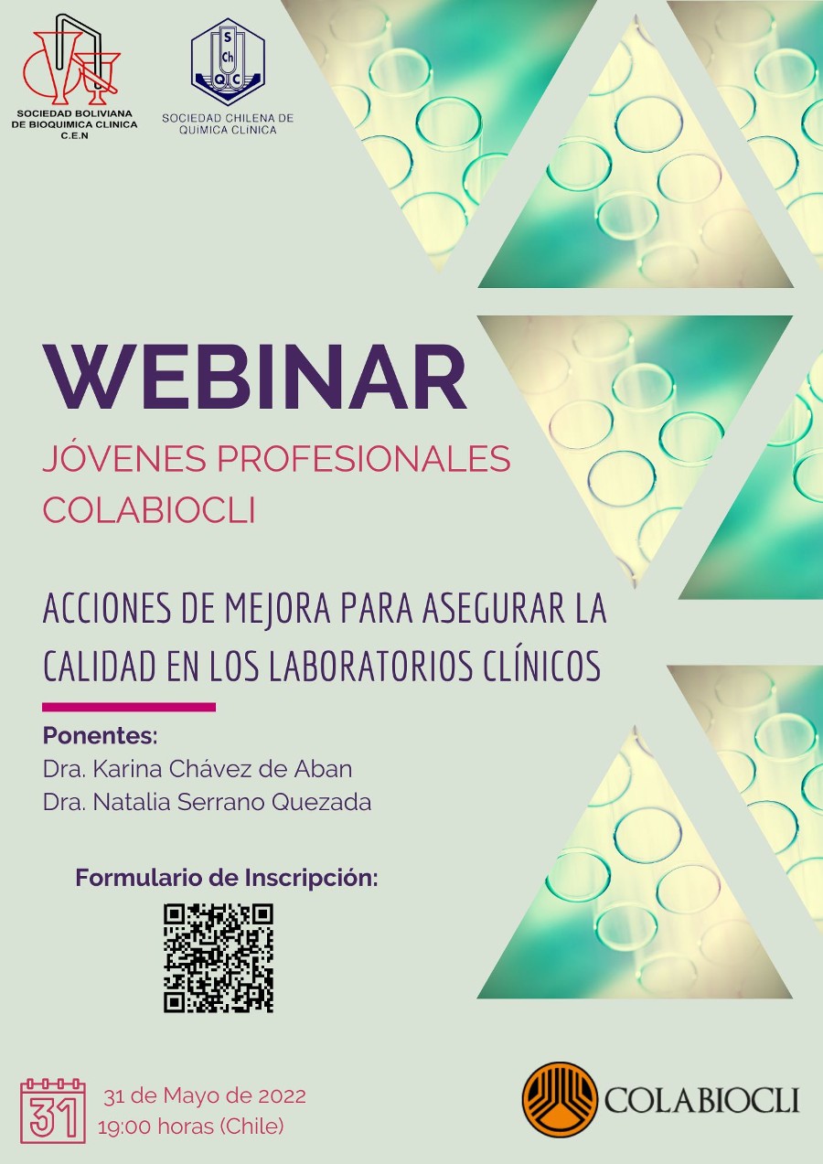 Webinar Acciones de Mejora para Asegurar la Calidad en los Laboratorios Clínicos