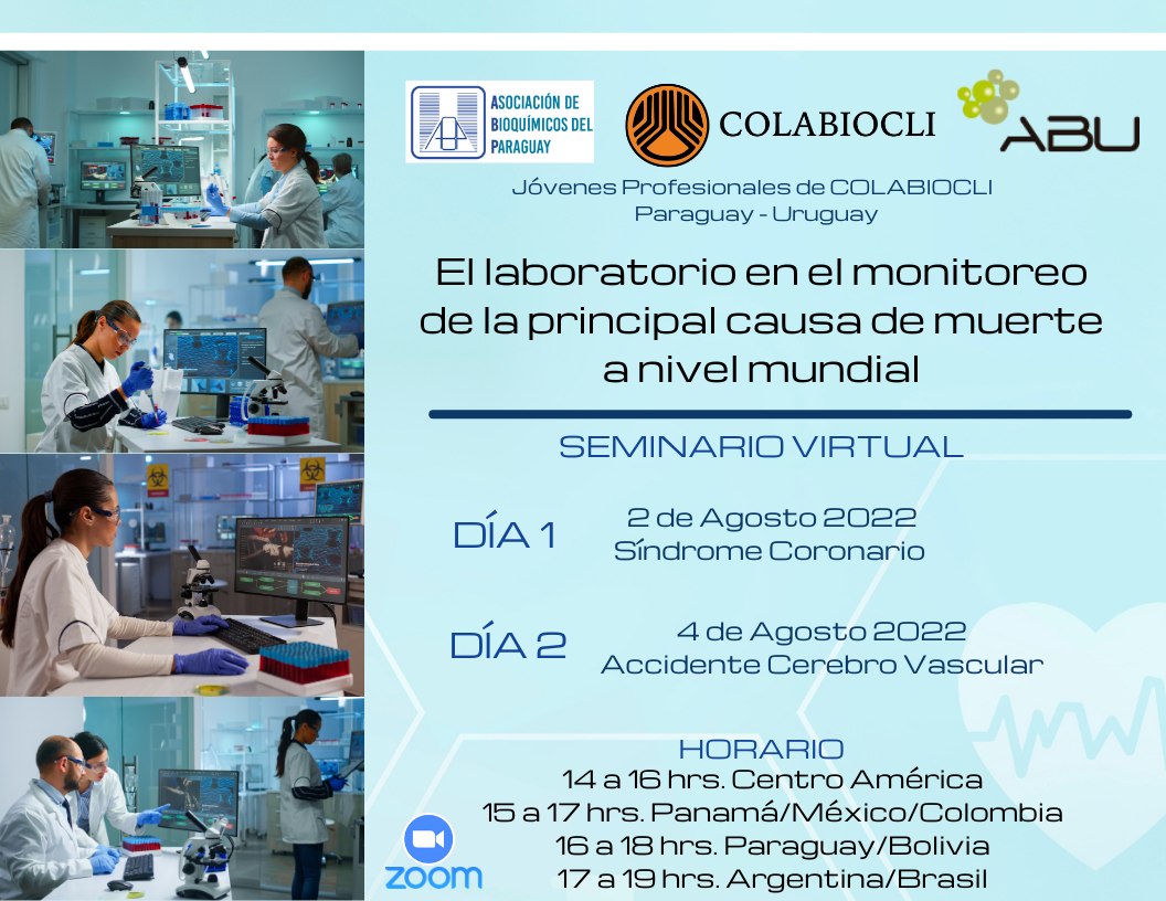 Seminario El laboratorio en el monitoreo de la principal causa de muerte a nivel mundial
