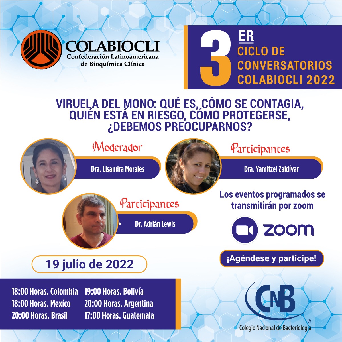 Presentación del Programa de Convesatorios 2022, Convesatorio Nº 1 Viruela del Mono