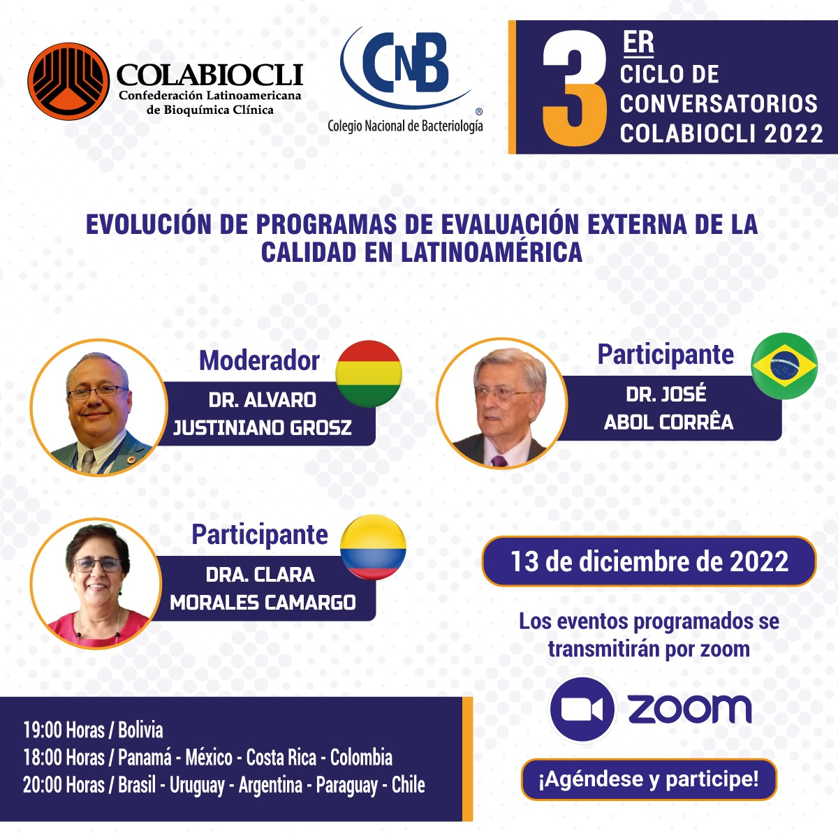CONVERSATORIO: EVOLUCIÓN DE PROGRAMAS DE EVALUACIÓN EXTERNA DE LA CALIDAD EN LATINOAMÉRICA