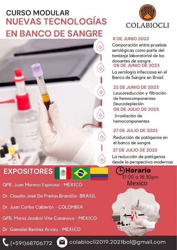 Nuevas Tecnologías en Banco de Sangre