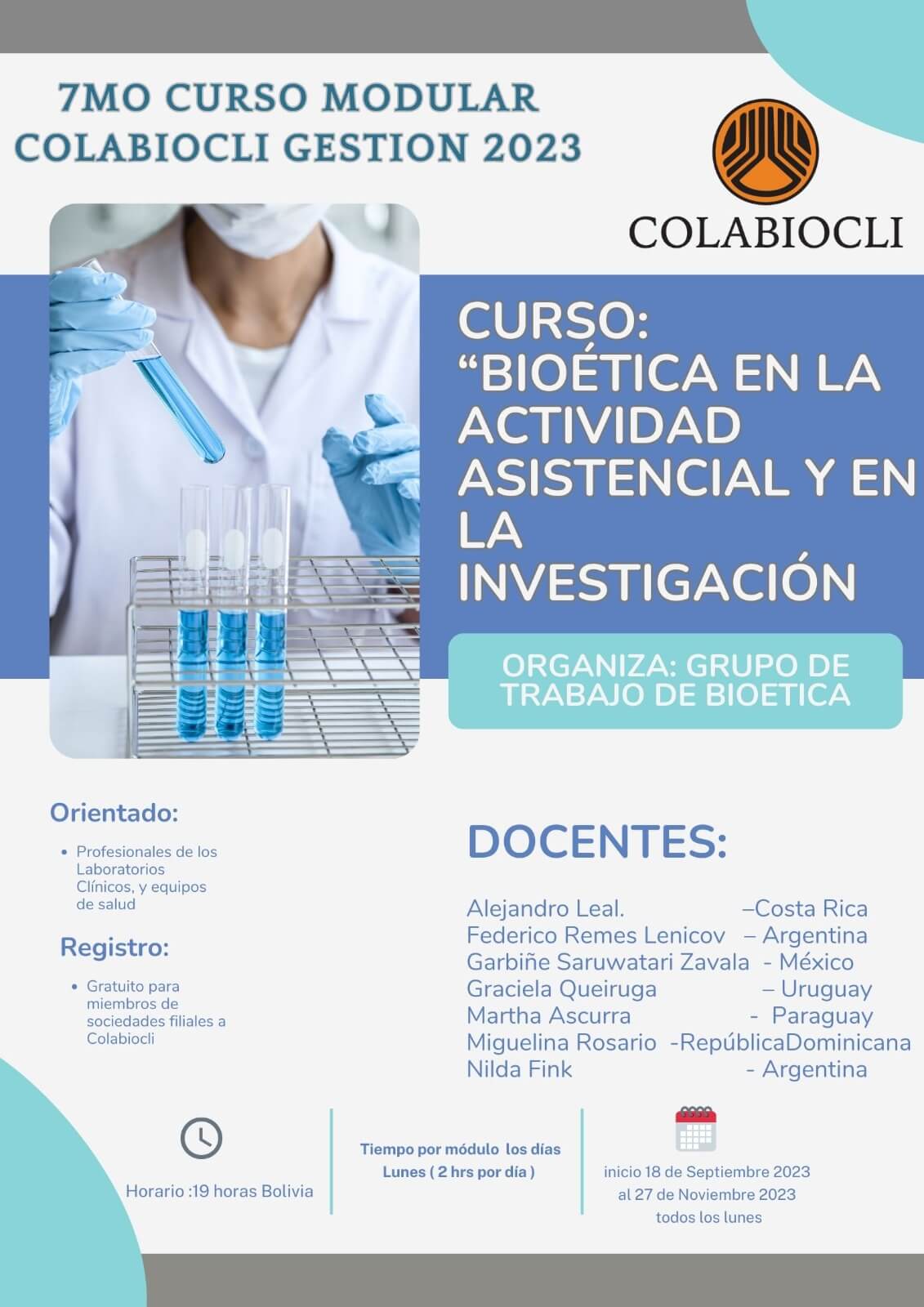 Curso Modular Bioética en la Actividad Asistencial y en la Investigación