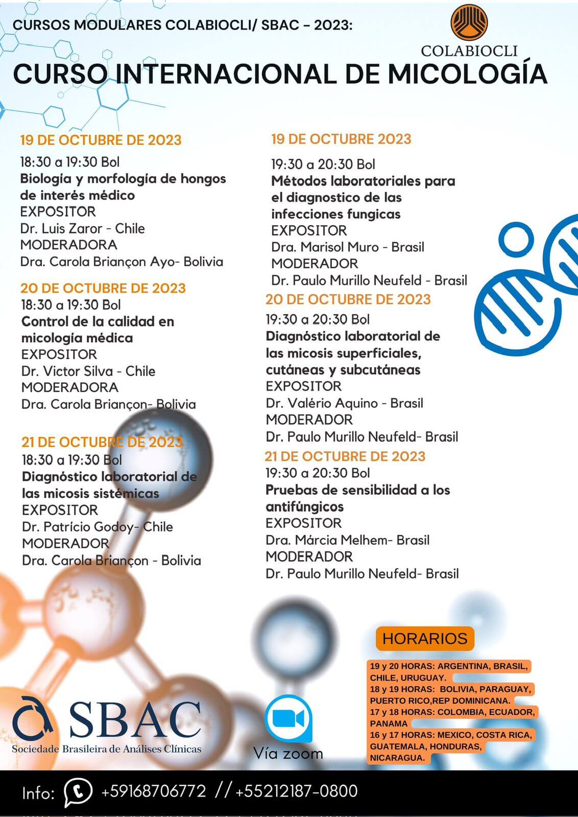 CURSO INTERNACIONAL DE MICOLOGÍA 2023