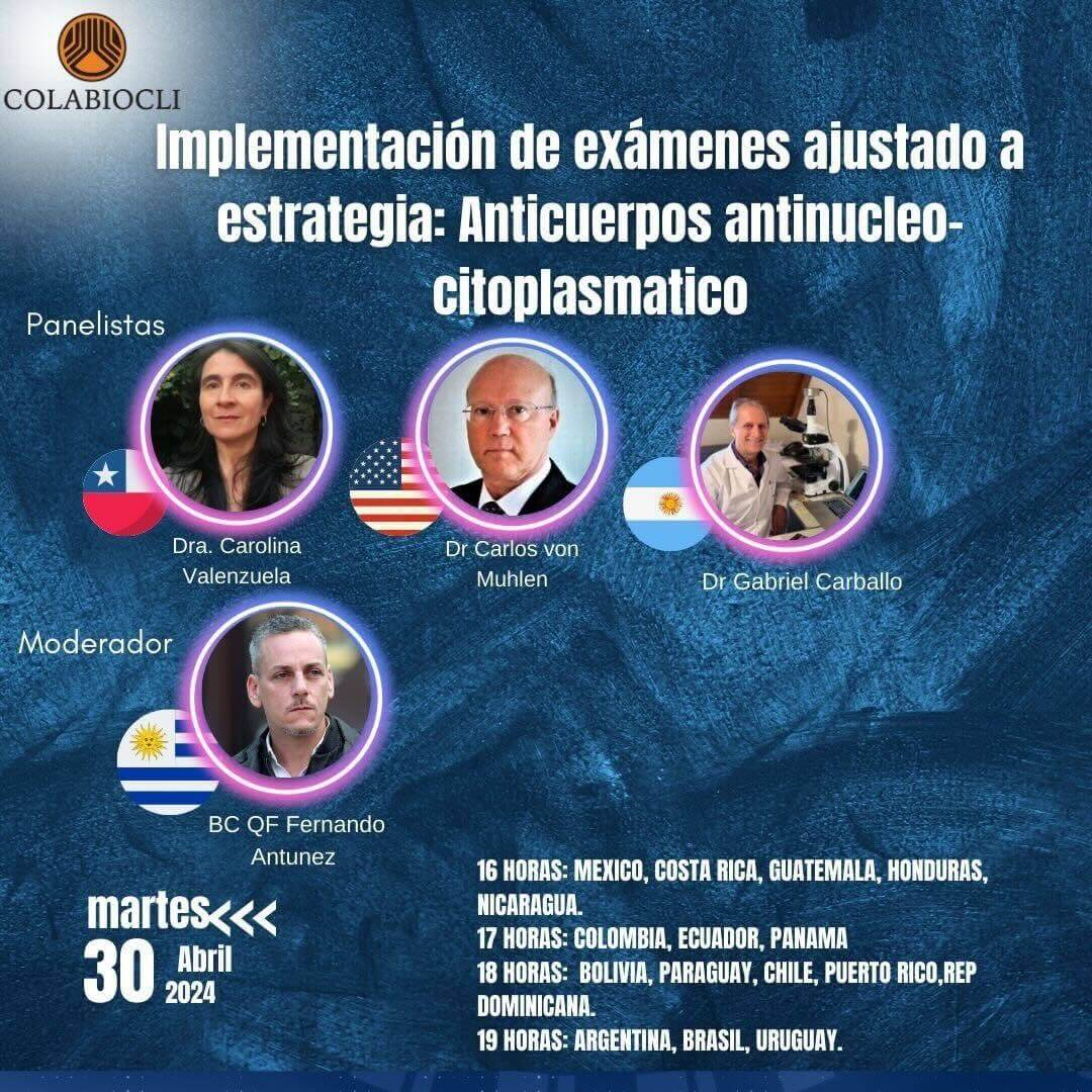 Webinar Implementación de exámenes ajustado a estrategia: Anticuerpos antinucleo-citoplasmatico