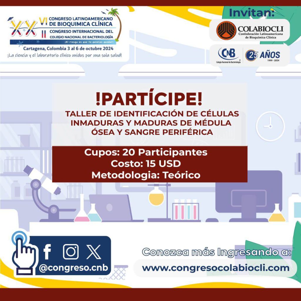 Taller de Identificación de Células Inmaduras y Maduras de Médula Ósea y Sangre Periférica