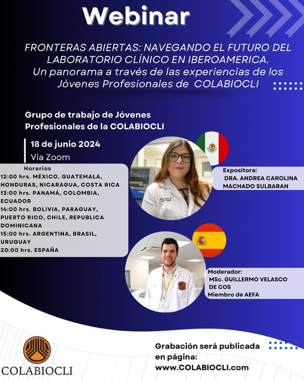 Webinar Fronteras Abiertas: Navegando El Futuro del Laboratorio Clínico en Iberoamerica
