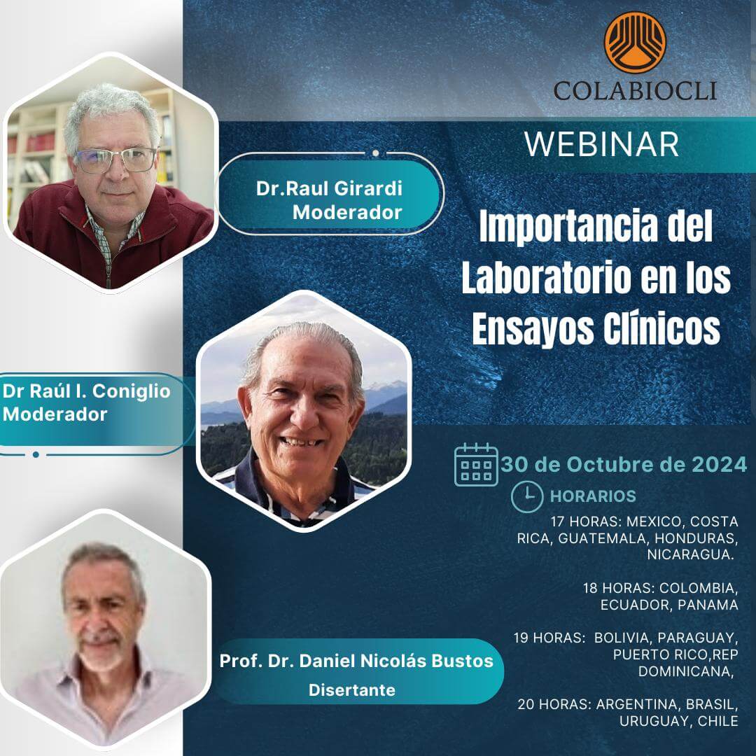 Webinar Importancia del Laboratorio en los Ensayos Clínicos