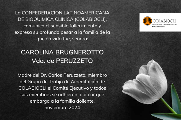 Memoria a Carolina Brugnerotto Vda. de Peruzzeto, madre del Dr. Carlos Peruzzeto