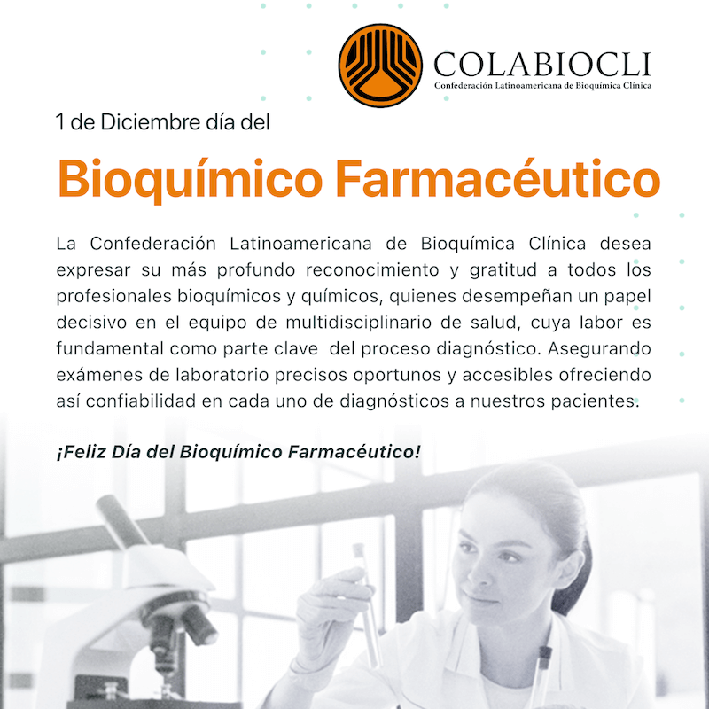 Feliz Día del Bioquímico Farmacéutico