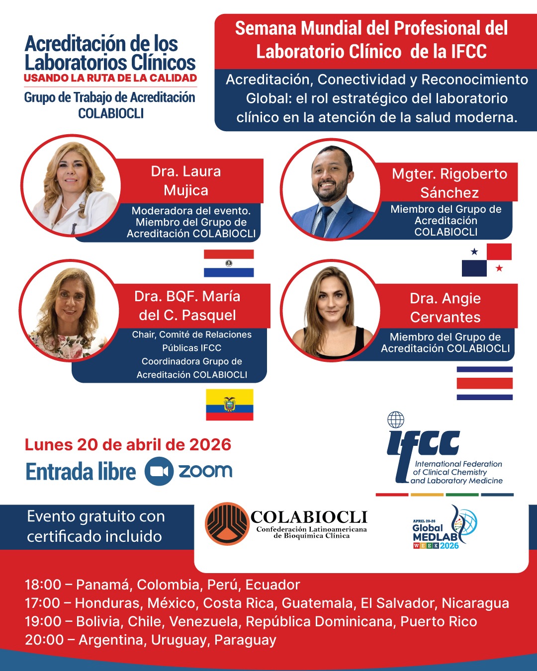 Acreditación, Conectividad y Reconocimiento Global: el rol estratégico del laboratorio clínico en la atención de la salud moderna.